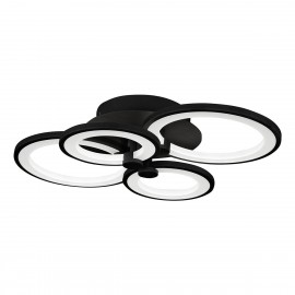 Потолочная светодиодная люстра iLedex Ring A001/4 BK - a001_4_bk_1