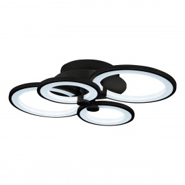 Потолочная светодиодная люстра iLedex Ring A001/4 BK - a001_4_bk_2