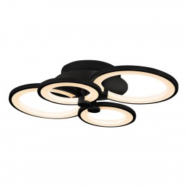 Потолочная светодиодная люстра iLedex Ring A001/4 BK - a001_4_bk_3