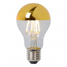Лампа светодиодная диммируемая Lucide E27 5W 2700K золотая 49020/05/10 - Лампа светодиодная диммируемая Lucide E27 5W 2700K золотая 49020/05/10