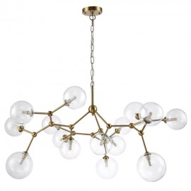 Подвесная люстра Crystal Lux Maximo SP15 Bronze - Подвесная люстра Crystal Lux Maximo SP15 Bronze