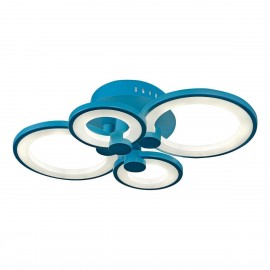 Потолочная светодиодная люстра iLedex Ring A001/4 Blue - Потолочная светодиодная люстра iLedex Ring A001/4 Blue