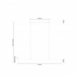Подвесной светодиодный светильник Lucia Tucci Aero 206.30 Nero Led - aero_206_30_nero_led_1