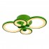 Потолочная светодиодная люстра iLedex Ring A001/4 Green - a001_4_green_1
