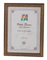 Фоторамка FA пластик Виток золото 10х15 (50/1500) Б0049960