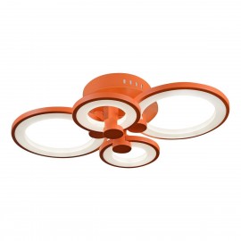 Потолочная светодиодная люстра iLedex Ring A001/4 Orange - Потолочная светодиодная люстра iLedex Ring A001/4 Orange