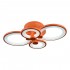 Потолочная светодиодная люстра iLedex Ring A001/4 Orange - a001_4_orange_1