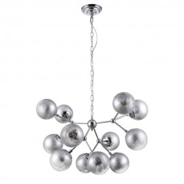 Подвесная люстра Crystal Lux Medea SP12 Chrome - Подвесная люстра Crystal Lux Medea SP12 Chrome