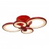 Потолочная светодиодная люстра iLedex Ring A001/4 Red - a001_4_red_1