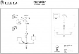 Подвесная люстра Freya Tiana FR5015PL-05G - fr5015pl_05g_1