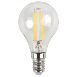 Лампа светодиодная филаментная ЭРА E14 7W 2700K прозрачная F-LED P45-7W-827-E14 Б0027946 - Лампа светодиодная филаментная ЭРА E14 7W 2700K прозрачная F-LED P45-7W-827-E14 Б0027946