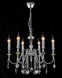Подвесная люстра Crystal Lux MERCEDES SP6 CHROME/SMOKE - mercedes_sp6_c_rome_smoke_1