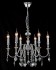 Подвесная люстра Crystal Lux MERCEDES SP6 CHROME/SMOKE - mercedes_sp6_c_rome_smoke_1