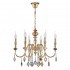Подвесная люстра Crystal Lux Mercedes SP6 Gold/Color - Подвесная люстра Crystal Lux Mercedes SP6 Gold/Color