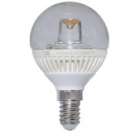 Лампа светодиодная Наносвет E14 5W 4000K прозрачная LC-GCL-5/E14/840 L153
