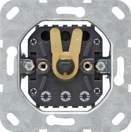 Выключатель поворотный управления жалюзи Gira System 55 1-полюсный 10A 250V 015400 - Выключатель поворотный управления жалюзи Gira System 55 1-полюсный 10A 250V 015400