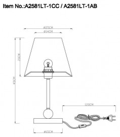 Настольная лампа Arte Lamp Elba A2581LT-1CC - a2581lt_1cc_2