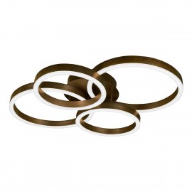 Потолочная светодиодная люстра iLedex Ring-New 6815-300/400-X-T Coffee - Потолочная светодиодная люстра iLedex Ring-New 6815-300/400-X-T Coffee