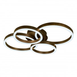 Потолочная светодиодная люстра iLedex Ring-New 6815-300/400-X-T Coffee - 6815_300_400___t_coffee_1