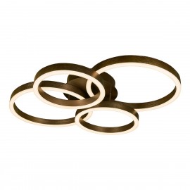 Потолочная светодиодная люстра iLedex Ring-New 6815-300/400-X-T Coffee - 6815_300_400___t_coffee_2