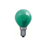 Лампа накаливания Paulmann Е14 25W зеленая 40123